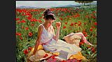 Famous Poppies Paintings - in poppies